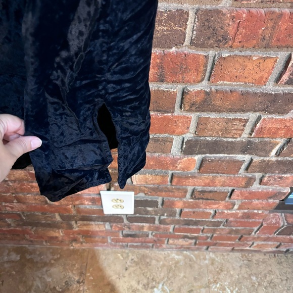 CP Shades womens velvet slits whimsigoth dark romantic maxi skirt black large - Picture 4 of 6